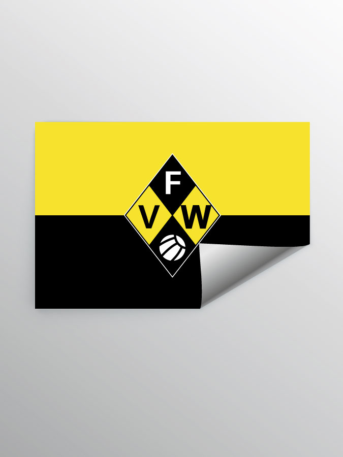 Aufkleber DIN A7 Logo