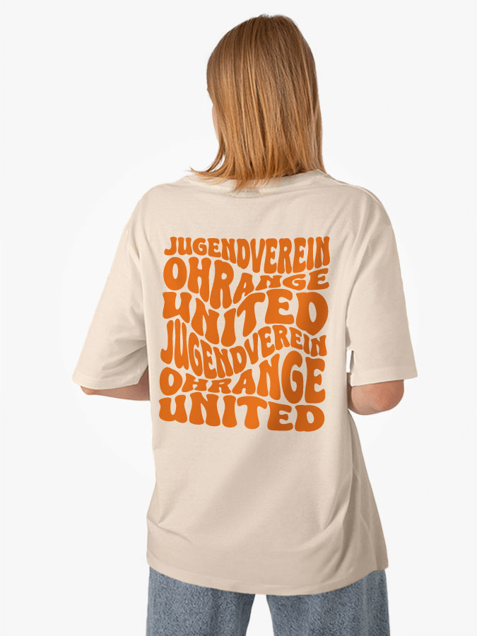 Oversized Shirt Wavy Damen