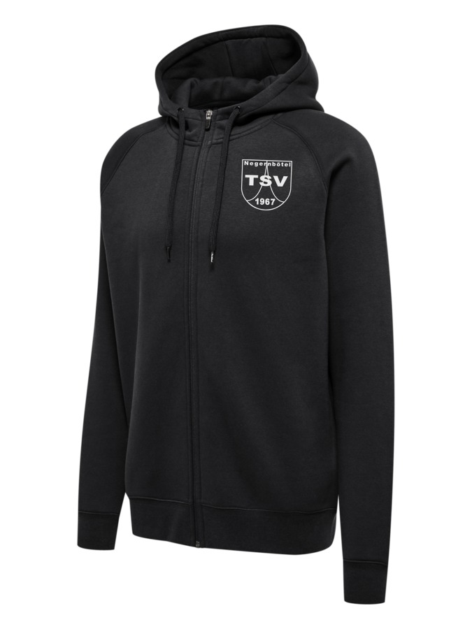 Hummel Red Heavy Zip Hoodie