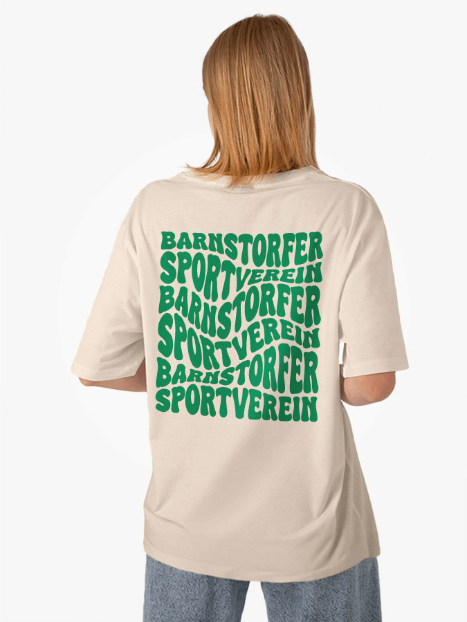 Oversized Shirt Wavy Damen