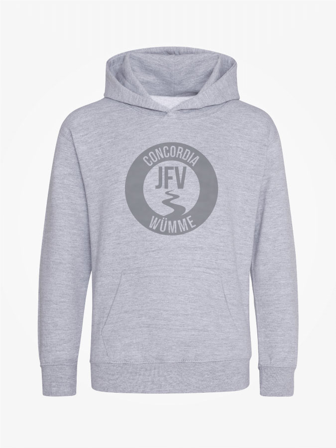 Hoodie All Grey Kids Unisex