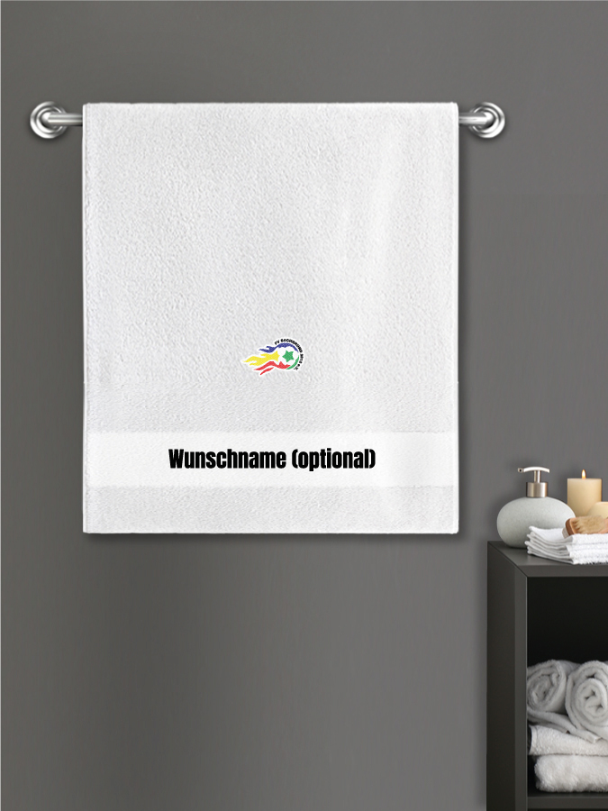 Badehandtuch Team Sticklogo