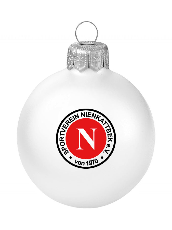 Weihnachtskugel Logo 8cm