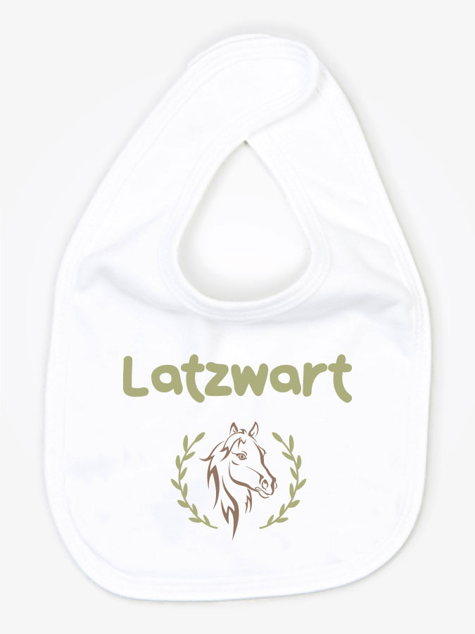 Babylätzchen Latzwart