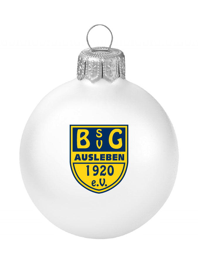 Weihnachtskugel Logo 8cm