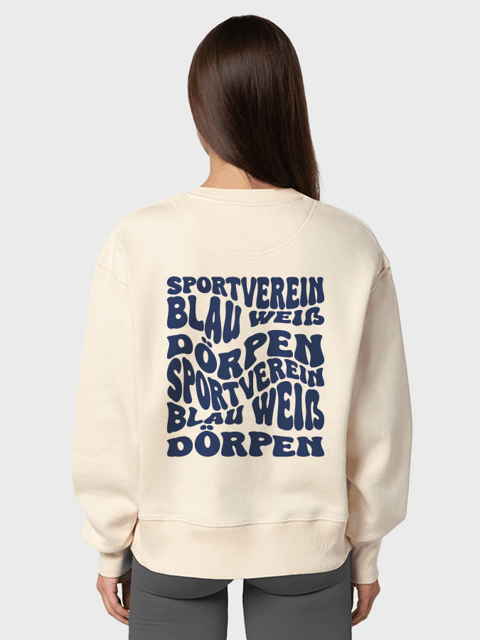 Oversized Sweater Wavy Damen