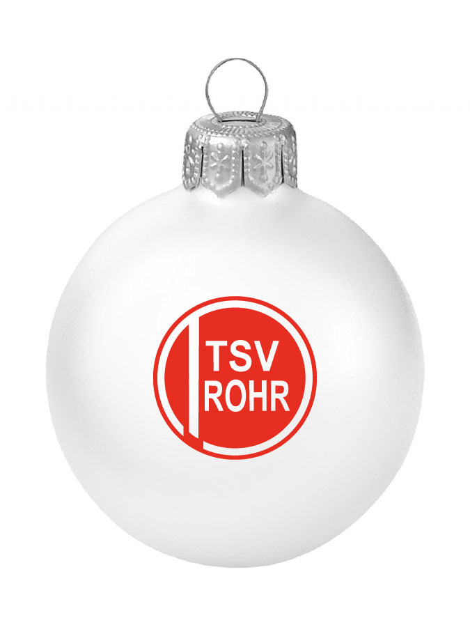 Weihnachtskugel Logo 8cm