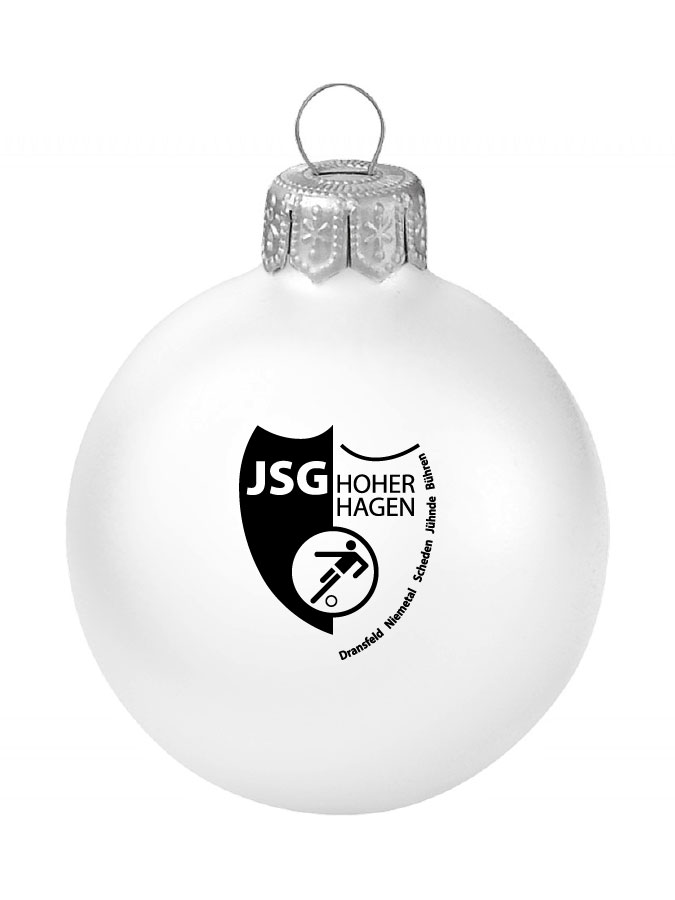 Weihnachtskugel Logo 8cm