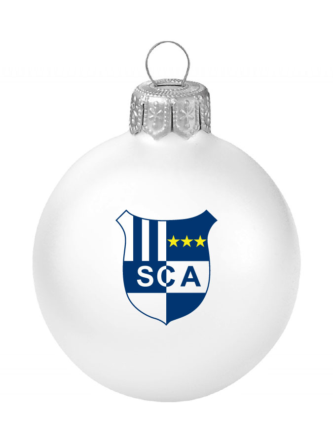 Weihnachtskugel Logo 8cm