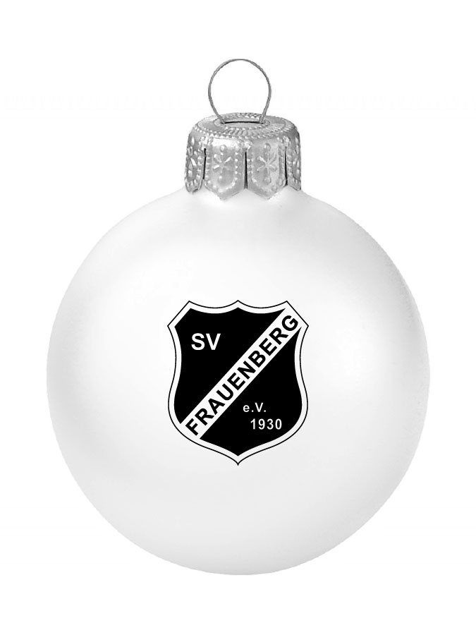 Weihnachtskugel Logo 8cm