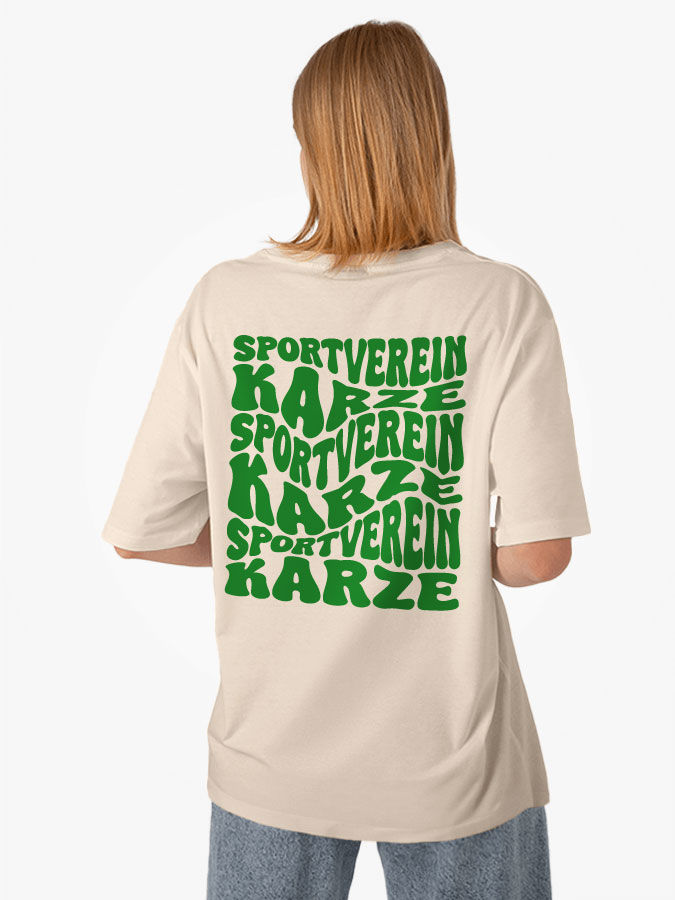 Oversized Shirt Wavy Damen