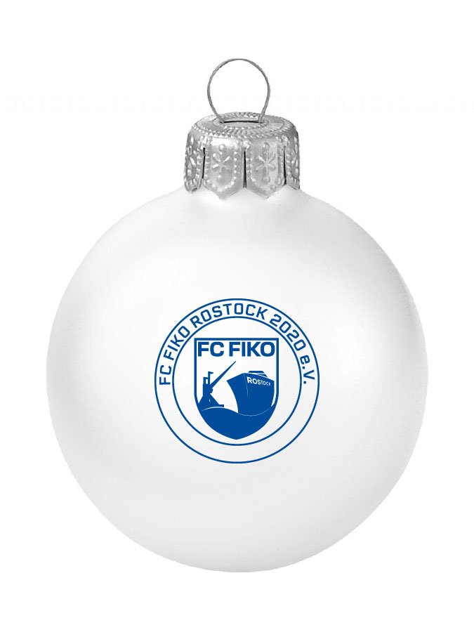 Weihnachtskugel Logo 8cm