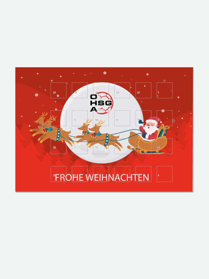 Adventskalender Schokolade