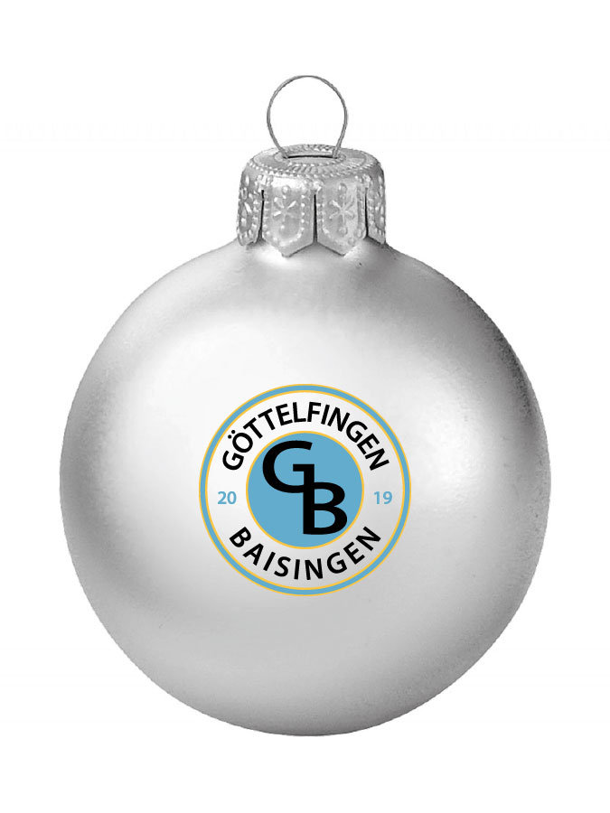 Weihnachtskugel Logo 8cm