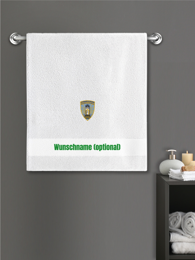 Badehandtuch Team Sticklogo