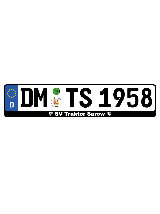 Kennzeichenhalter Kalden (2er Set)