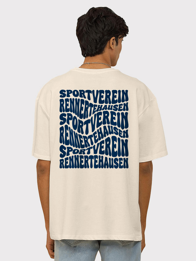 Oversized Shirt Wavy Herren