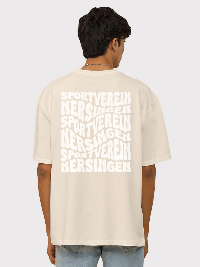 T-Shirt Oversized Wavy Herren