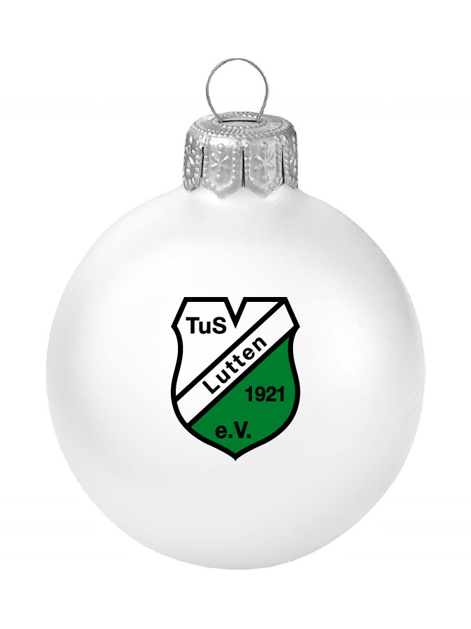 Weihnachtskugel Logo 8cm