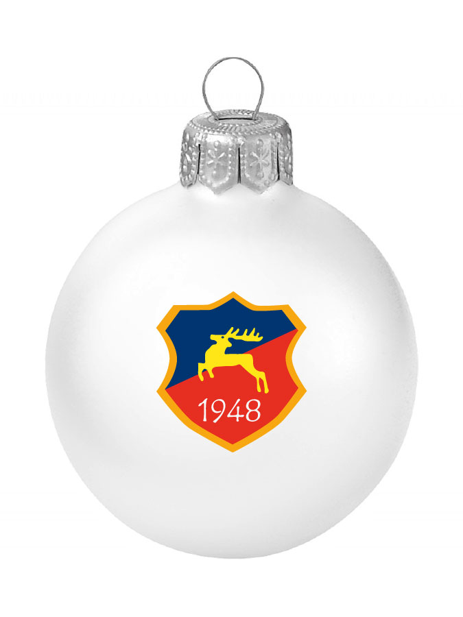Weihnachtskugel Logo 8cm