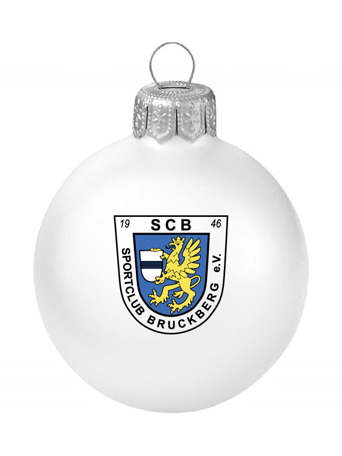 Weihnachtskugel Logo 8cm