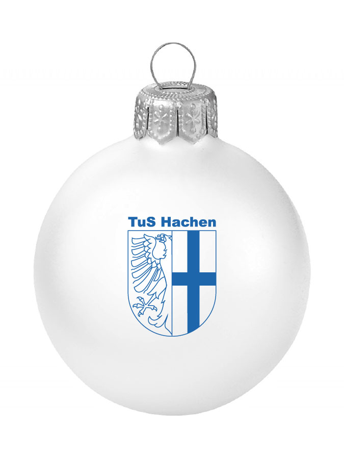 Weihnachtskugel Logo 8cm