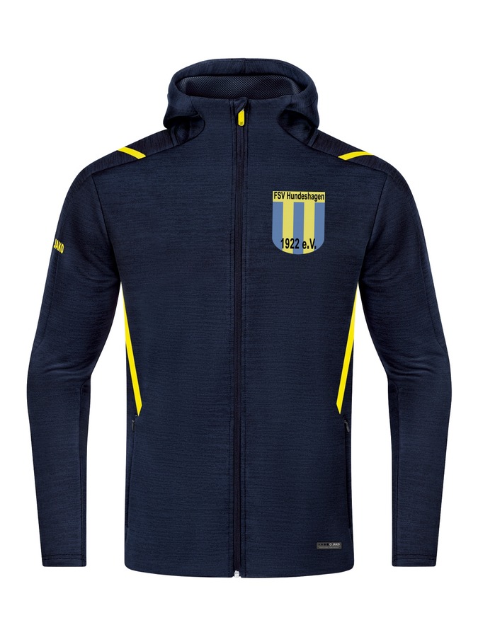 Jako Freizeitjacke Challenge mit Kapuze