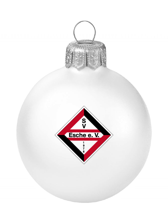 Weihnachtskugel Logo 8cm