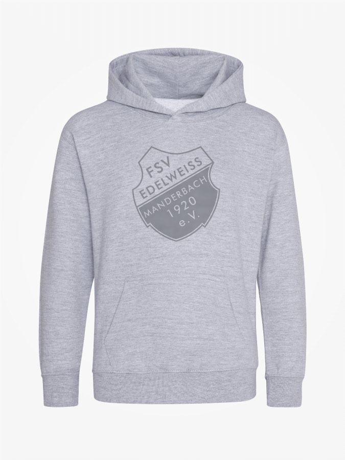 Hoodie All Grey Kids Unisex