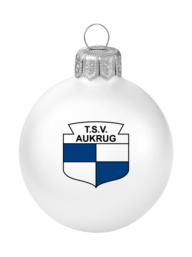 Weihnachtskugel Logo 8cm