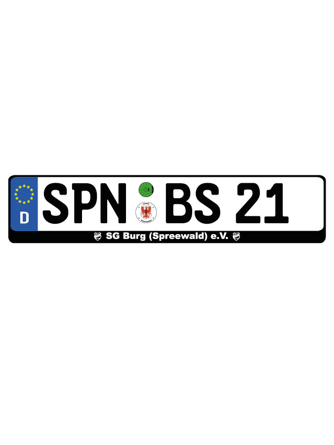 Kennzeichenhalter Kalden (2er Set)