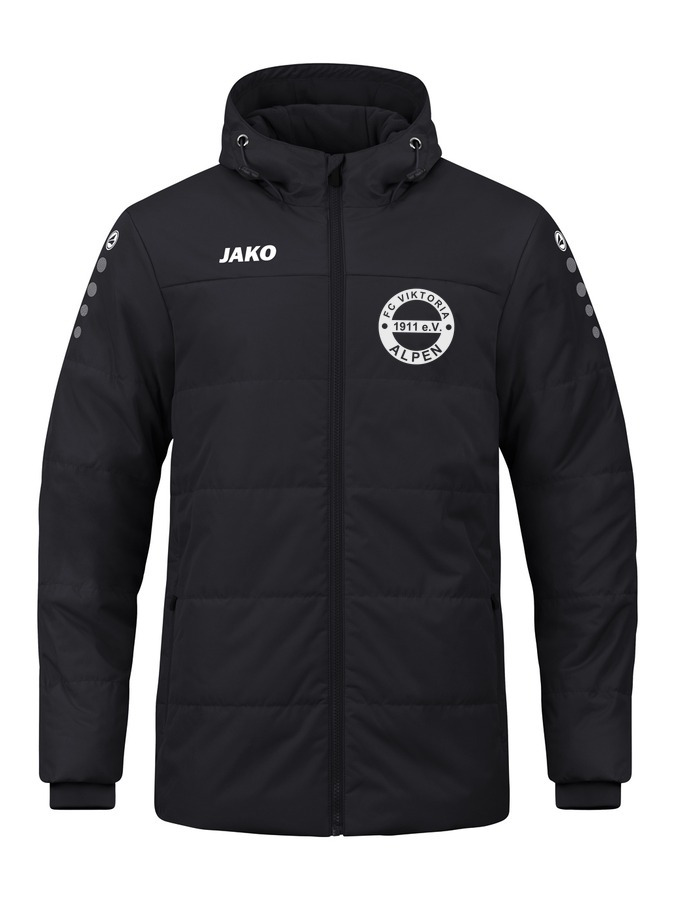 Jako Coachjacke Team mit Kapuze