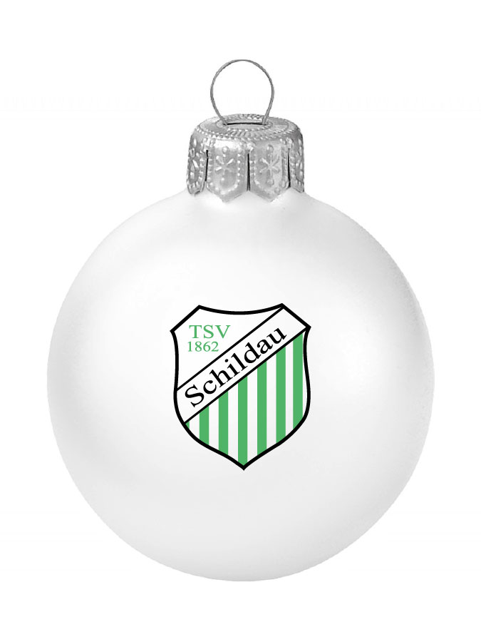 Weihnachtskugel Logo 8cm