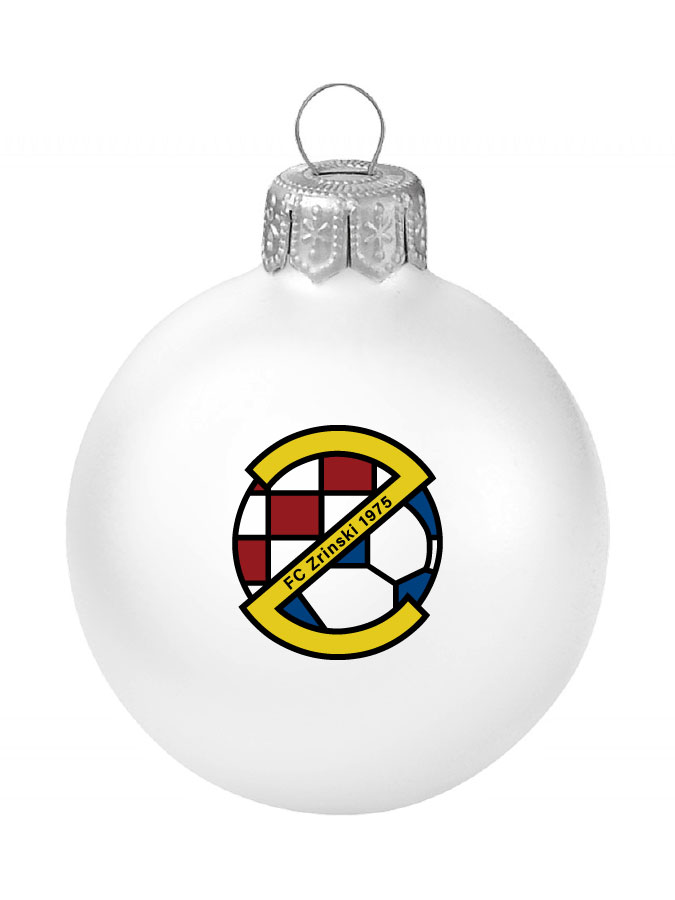 Weihnachtskugel Logo 8cm