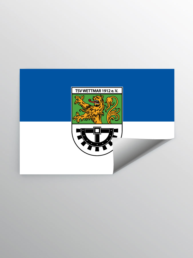 Aufkleber DIN A7 Logo
