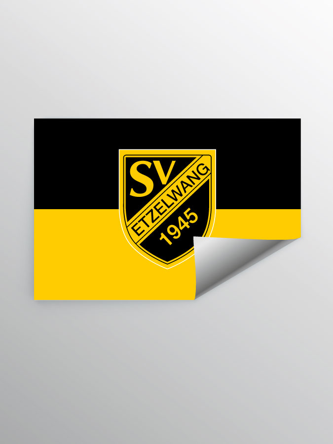 Aufkleber DIN A7 Logo