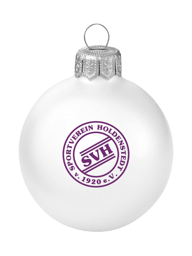 Weihnachtskugel Logo 8cm