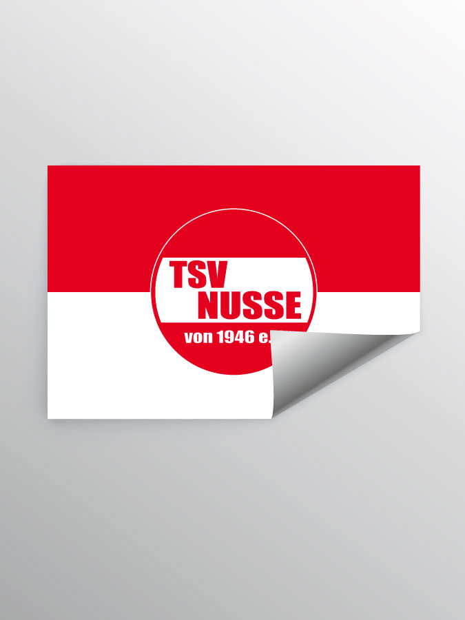 Aufkleber DIN A7 Logo