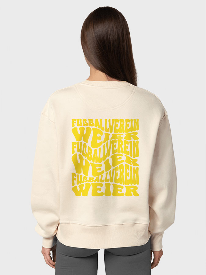 Oversized Sweater Wavy Damen