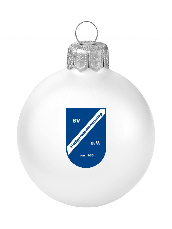 Weihnachtskugel Logo 8cm