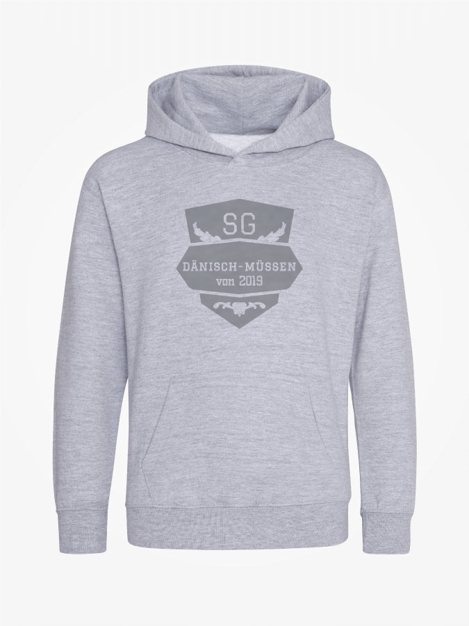 Hoodie All Grey Kids Unisex