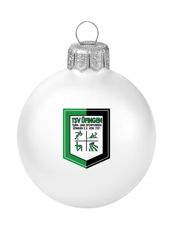 Weihnachtskugel Logo 8cm