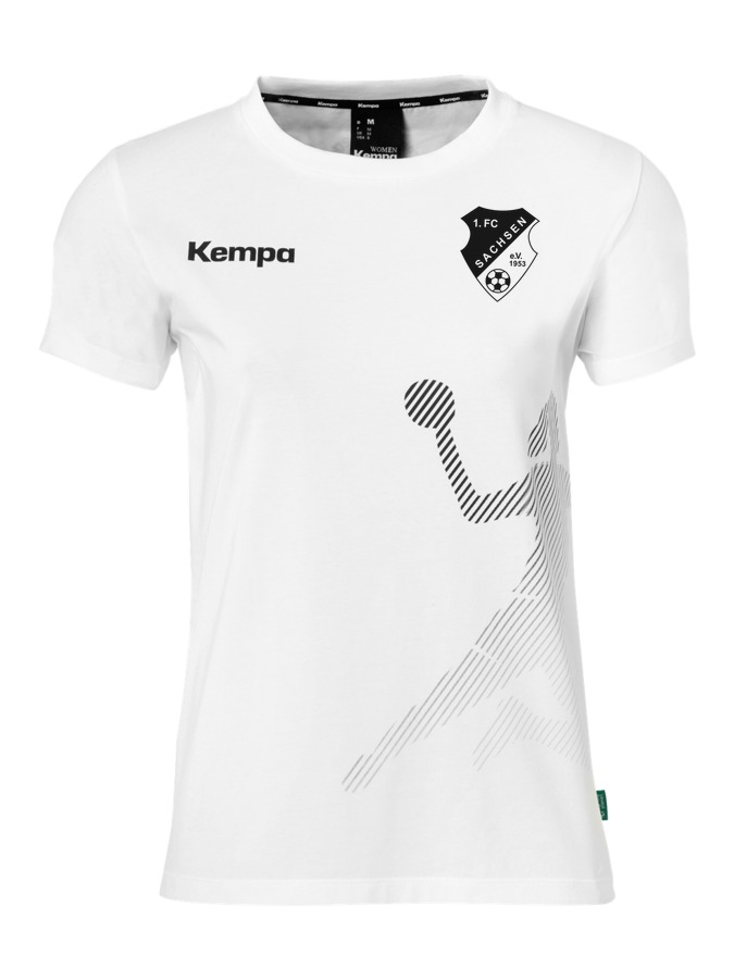 Kempa T-Shirt Black & White Damen