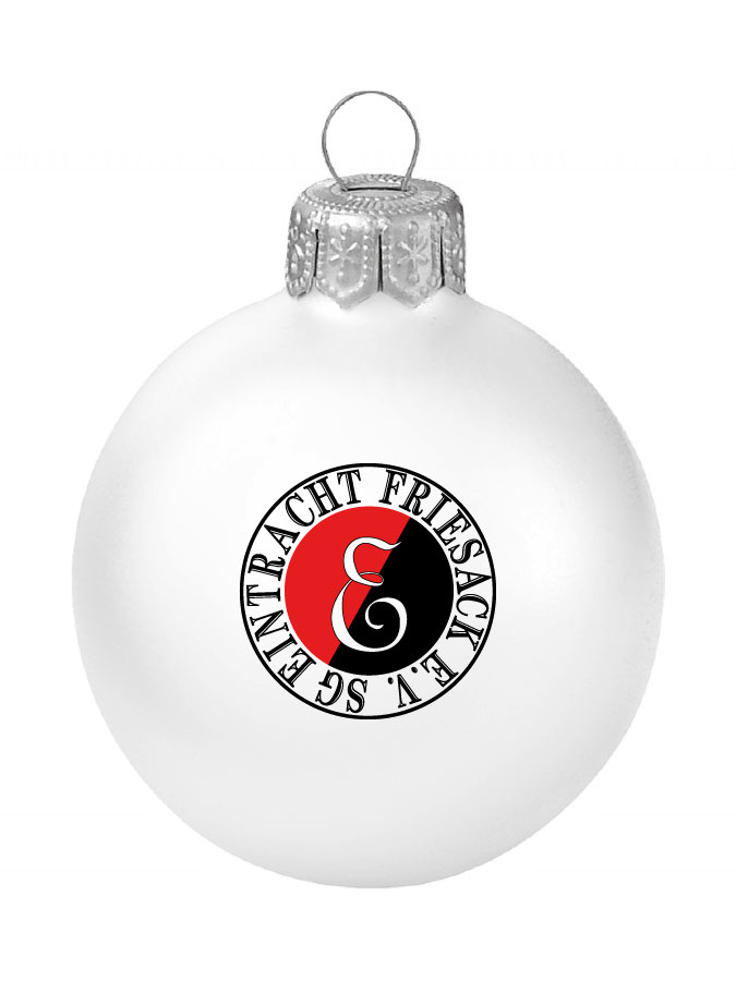 Weihnachtskugel Logo 8cm