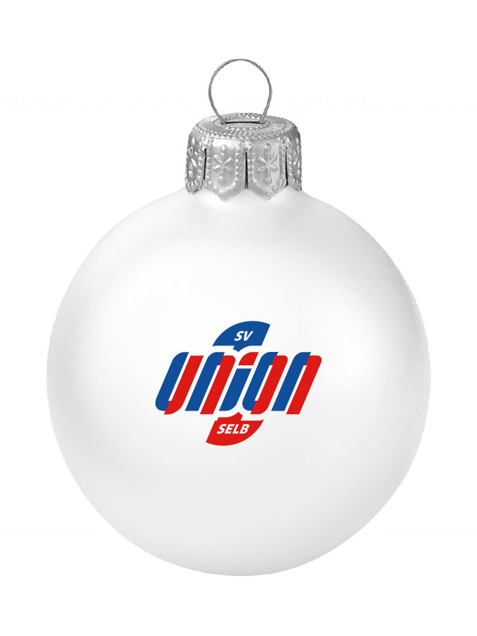 Weihnachtskugel Logo 8cm