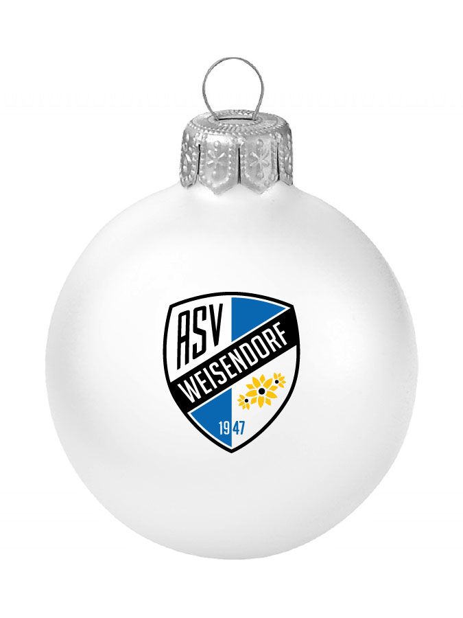 Weihnachtskugel Logo 8cm
