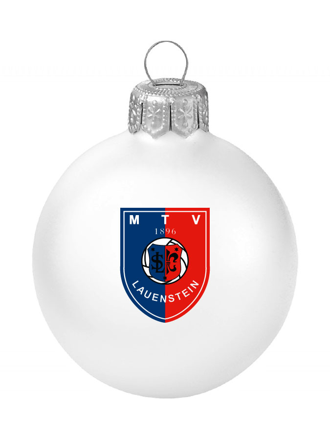 Weihnachtskugel Logo 8cm