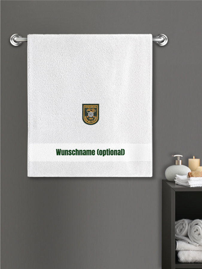 Badehandtuch Team Sticklogo