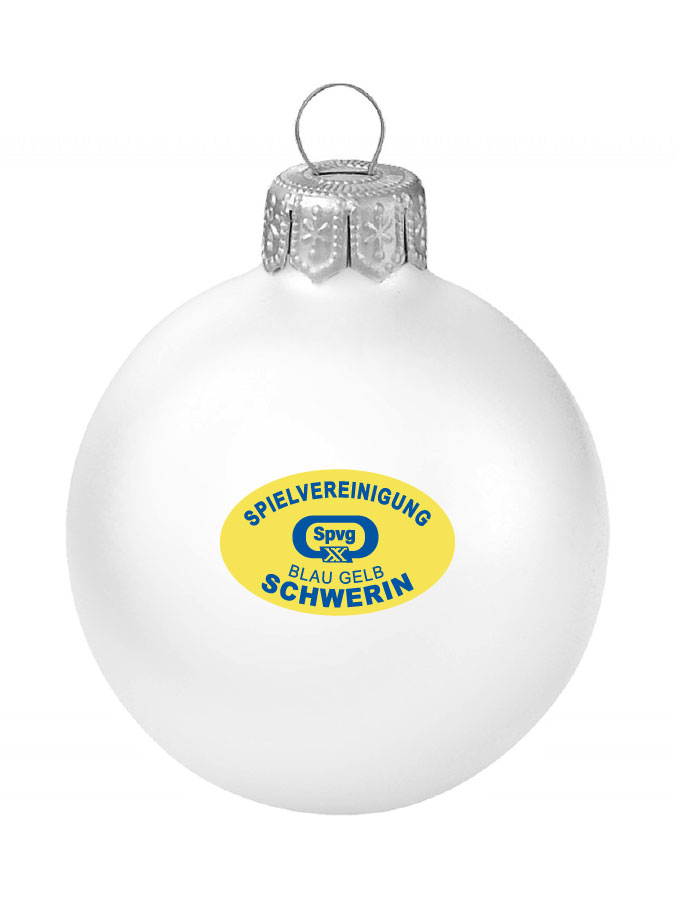 Weihnachtskugel Logo 8cm