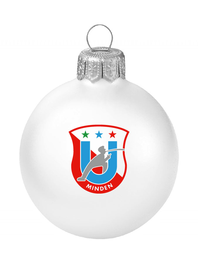 Weihnachtskugel Logo 8cm